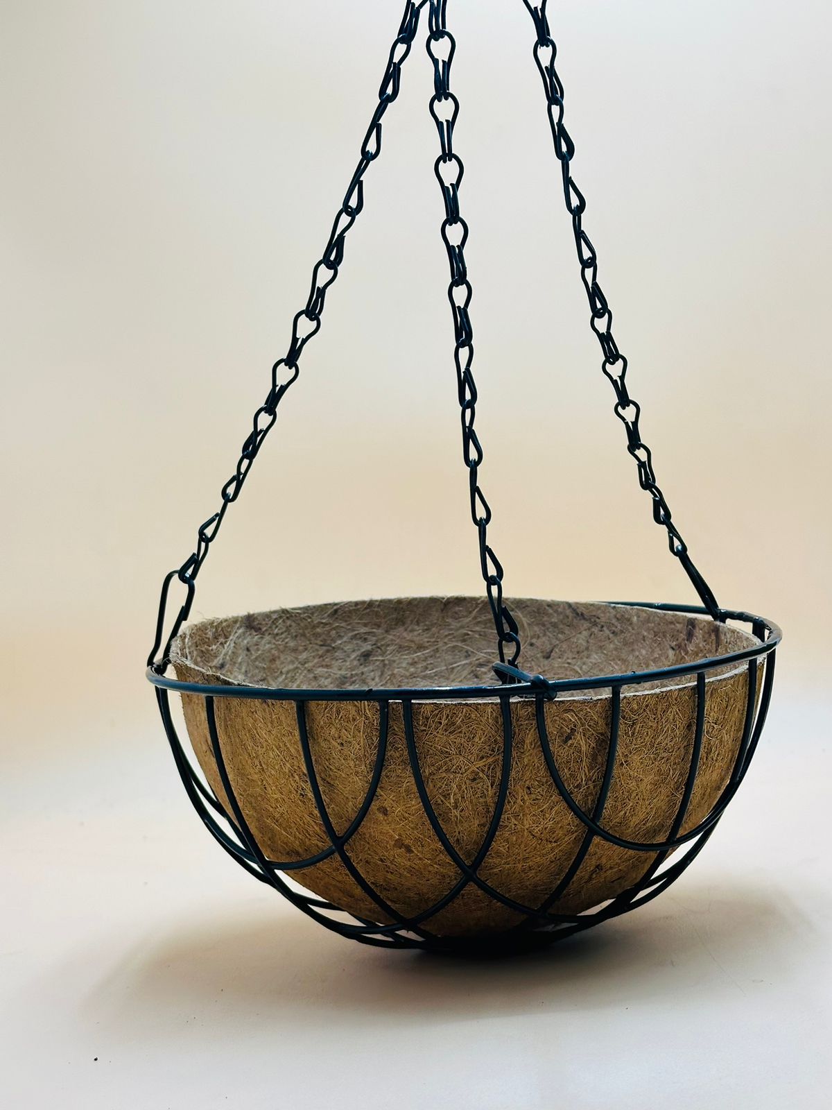Metal Hanging Planter Basket Pot with Coco Coir Liner