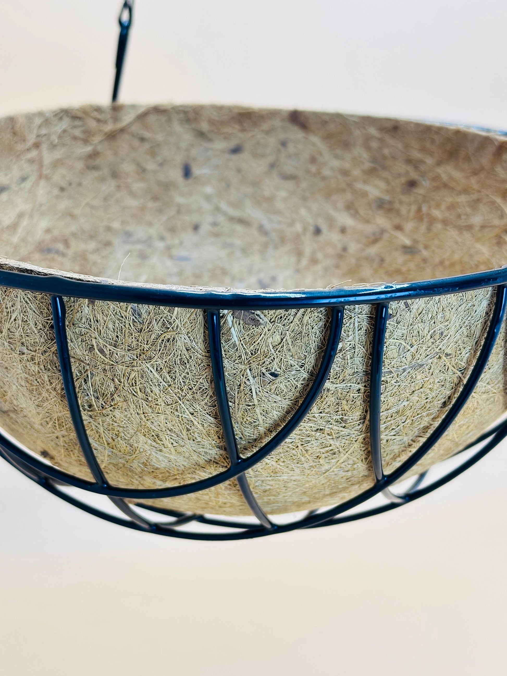 Metal Hanging Planter Basket Pot with Coco Coir Liner