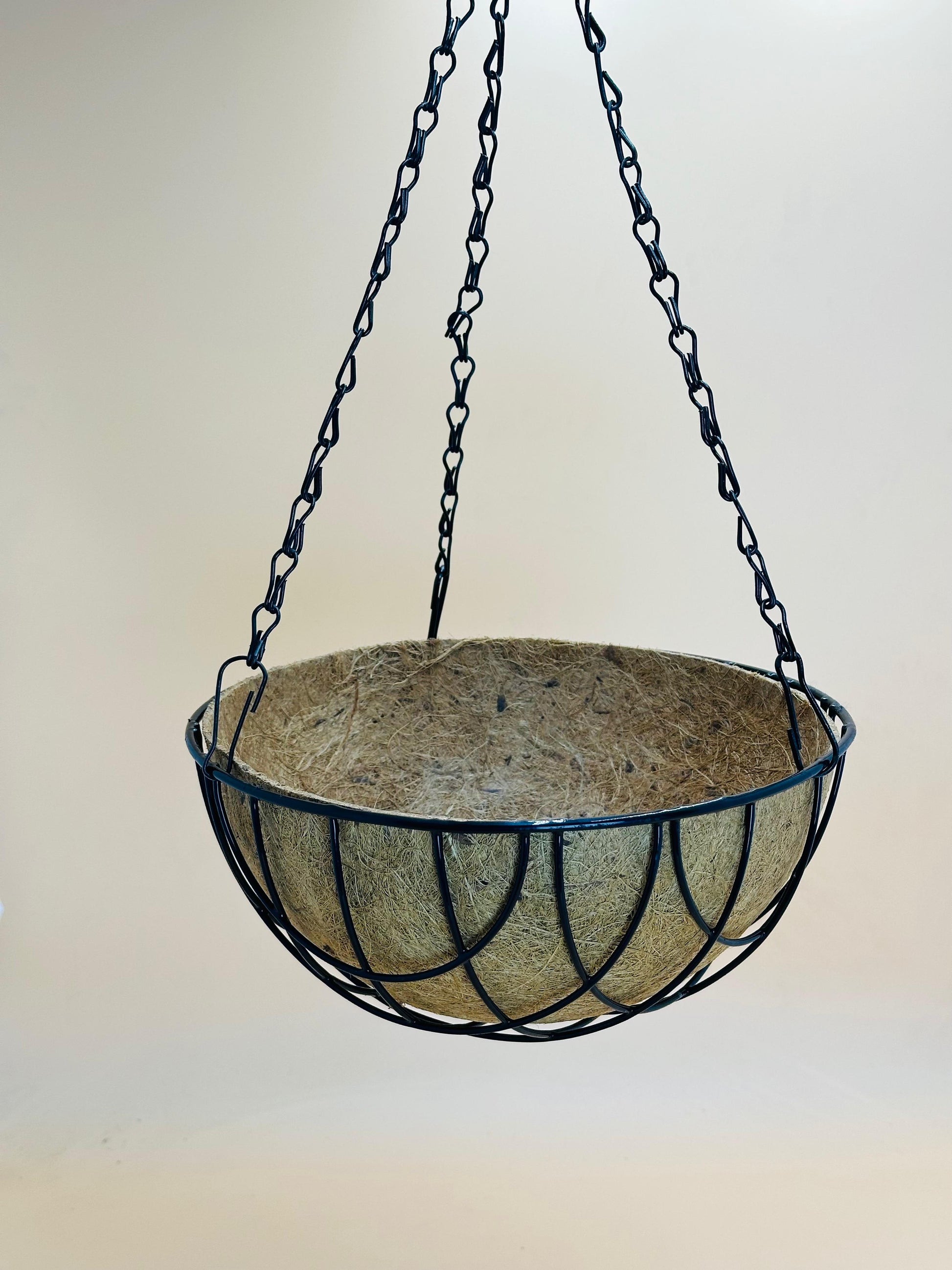Metal Hanging Planter Basket Pot with Coco Coir Liner